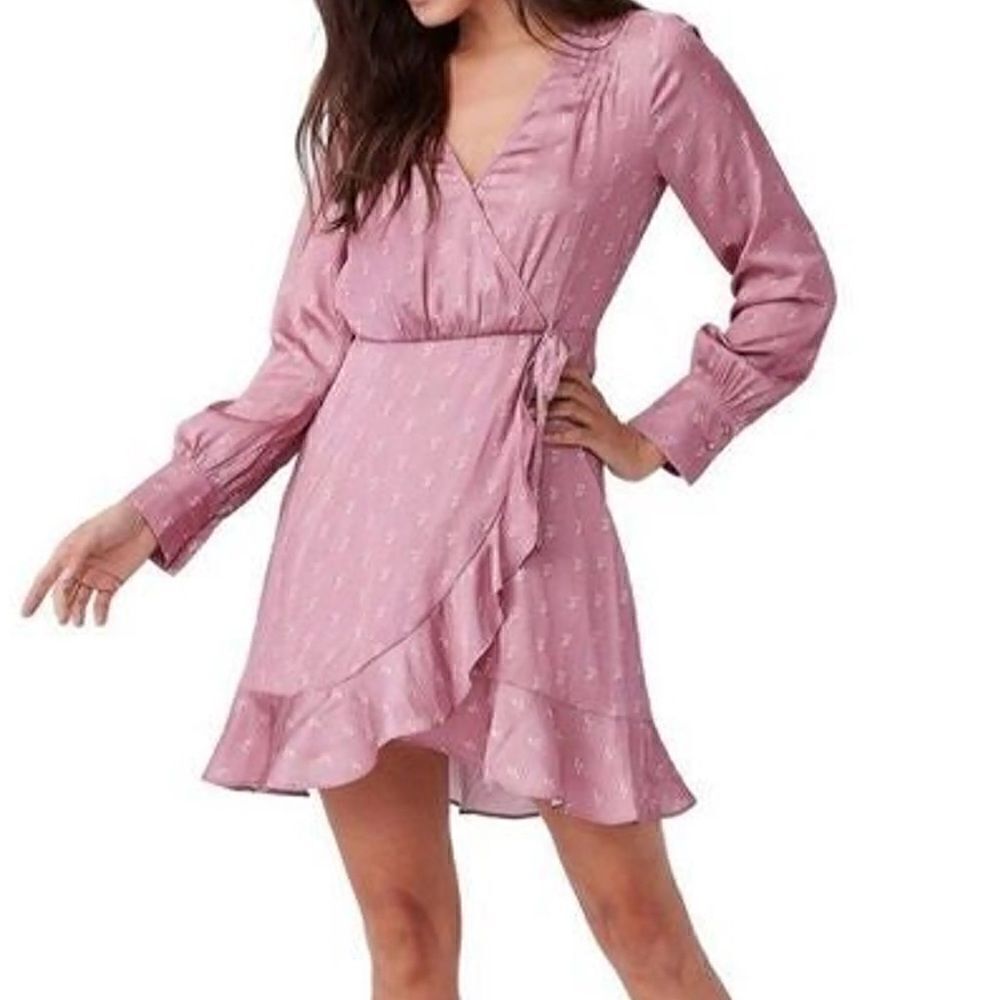 Paige Mesa Rose wrap dress